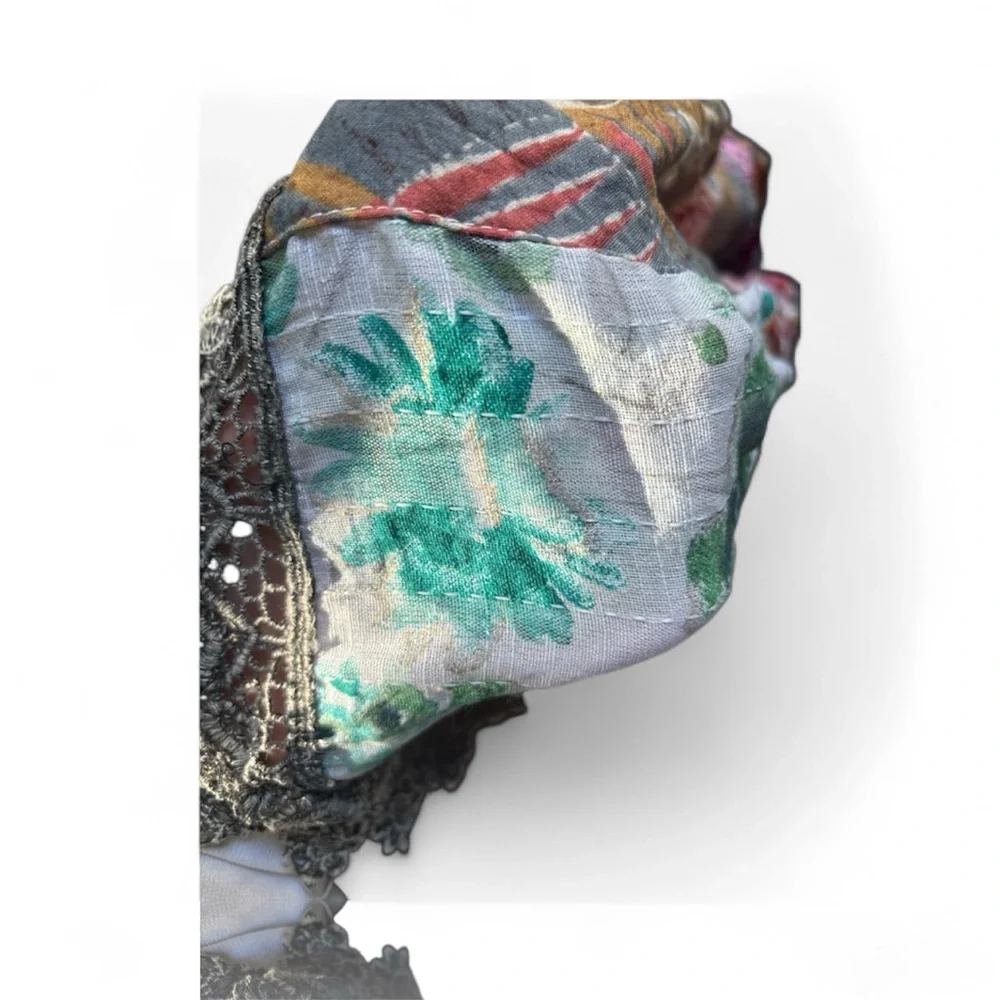 Boho Floral Patchwork Flares - Picture 4 of 5